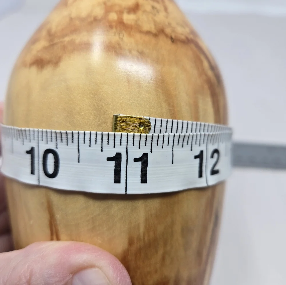 Canyon Country Wood Products Wooden Vase 7 Inches Tall 2.5 Inches Base Width